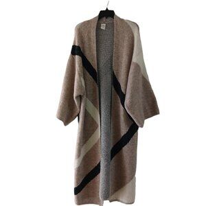 Anthropologie Akemi + Kin Antonia Cozy Long Sweater Duster Cardigan Coat Kimono
